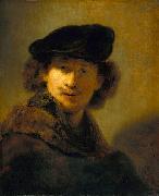 Rembrandt, Self Portrait with Velvet Beret